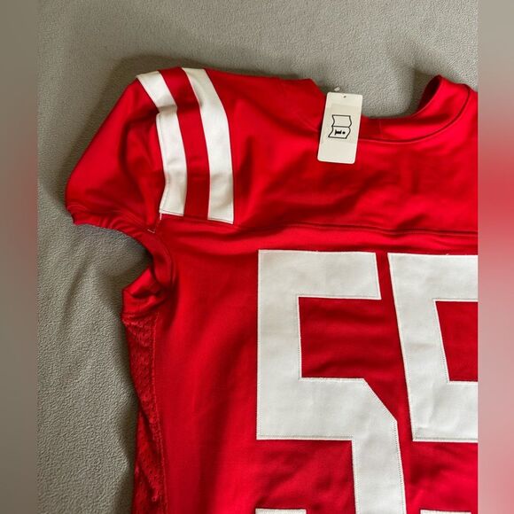 NWT 2018 RARE NIKE SAMPLE AUTHENTIC PRO CUT OLE MISS FOOTBALL JERSEY MEN'S SZ L - Picture 15 of 16